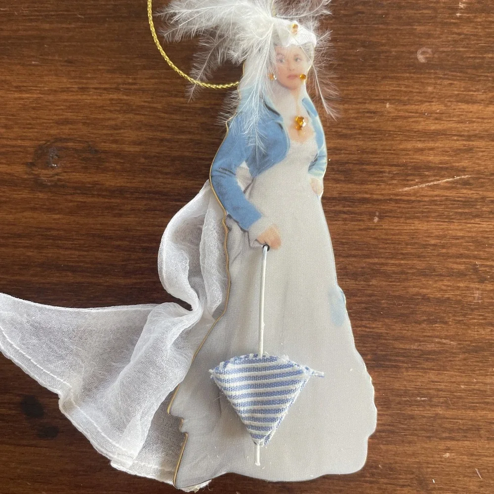 Scarlett O'Hara Ornament Bradford Exchange The Mill Dress Gone with the Wind